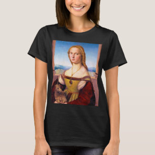 Camiseta Señora con la pintura del retrato de Raphael Sant