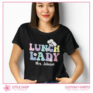 Camiseta Señora de Almuerzo Escolar Personalizable Equipo d