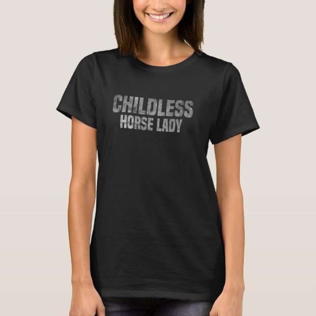 Camiseta Señora de Caballo sin Hijos 2024 (Anverso)