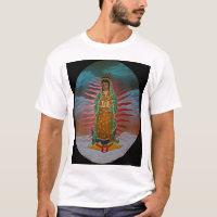 Señora de Guadalupe (tinte azul) con la frontera