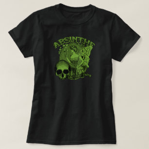 Camiseta Señora de hadas verde del ajenjo