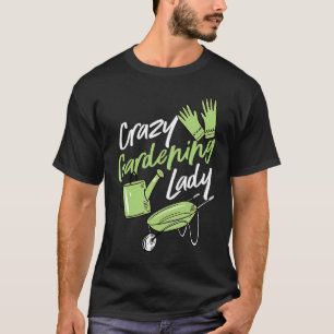 Camiseta Señora de jardinería loca Lindo Criado Mamá de jar