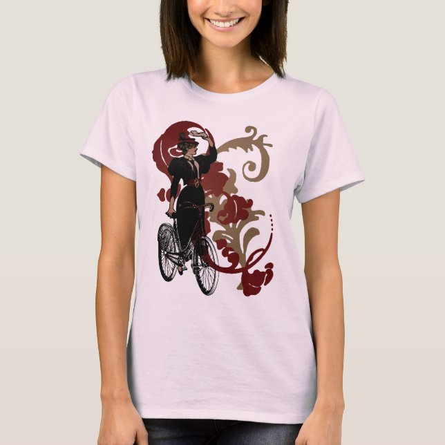 Camiseta Señora de la bicicleta (Anverso)