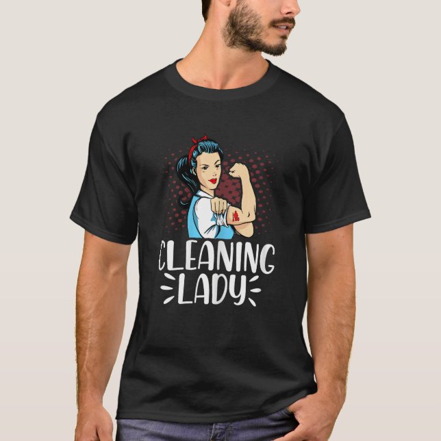Camiseta Señora de la limpieza Ama de casa Asistenta (Anverso)