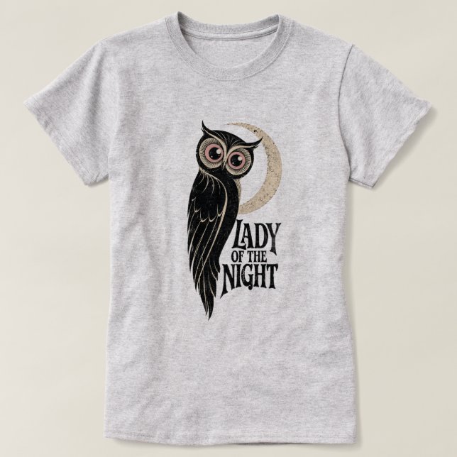 CAMISETA SEÑORA DE LA NOCHE (Diseño del anverso)