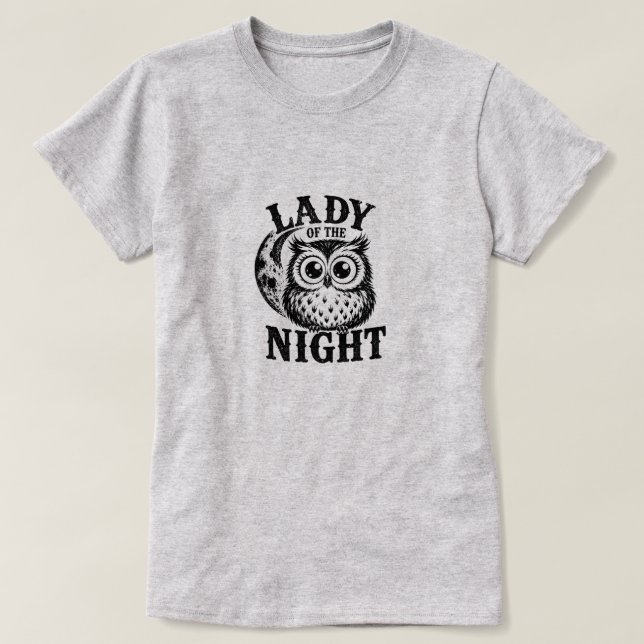 CAMISETA SEÑORA DE LA NOCHE (Diseño del anverso)