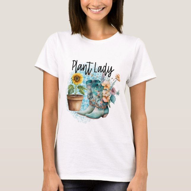 Camiseta Señora de las Plantas (Anverso)