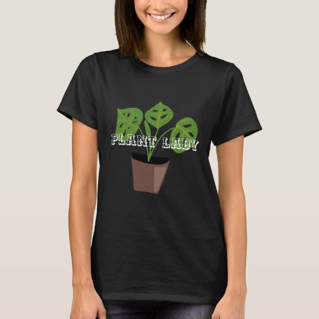 Camiseta Señora de las plantas (Anverso)