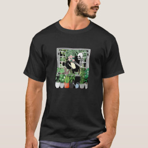 Camiseta Señora de las Plantas Loca  Esqueleto Mamá de las 