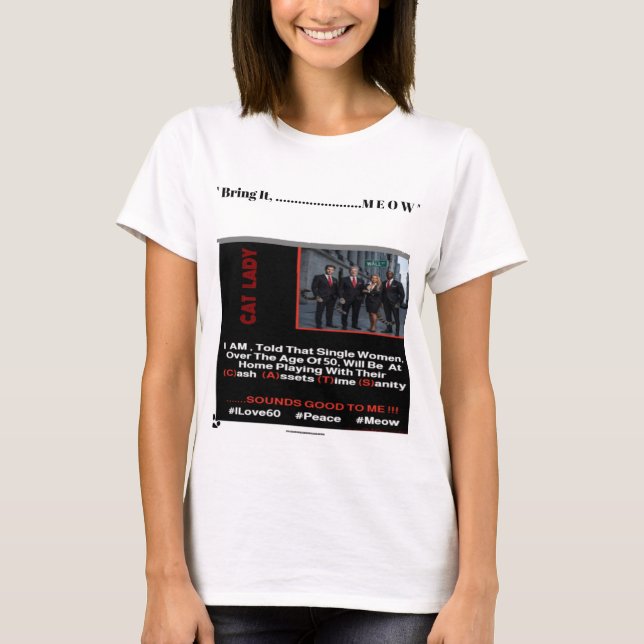 CAMISETA SEÑORA DE LOS GATOS (Anverso)