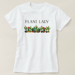 Camiseta Señora de moda y divertida de la planta con el