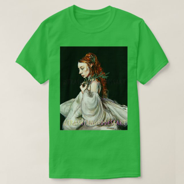 Camiseta señora de planta (Diseño del anverso)