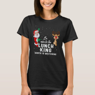 Camiseta Señora del Almuerzo Amable Con el Rey del Almuerzo