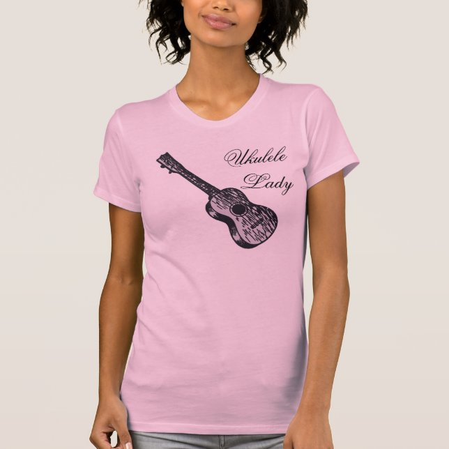 Camiseta Señora del Ukulele (Anverso)