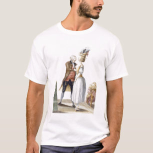 Camiseta Señora elegante en una colocación con su sastre,