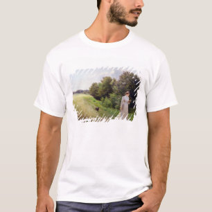 Camiseta Señora en la lectura blanca