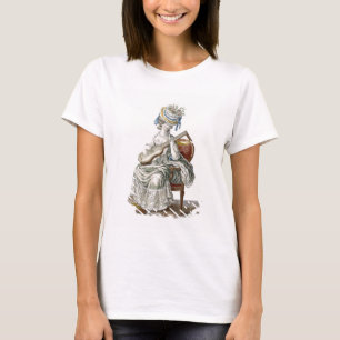 Camiseta Señora en un vestido del tafetán del tiro