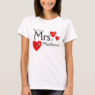 Camiseta Señora futura Name Bride Wedding Shirt