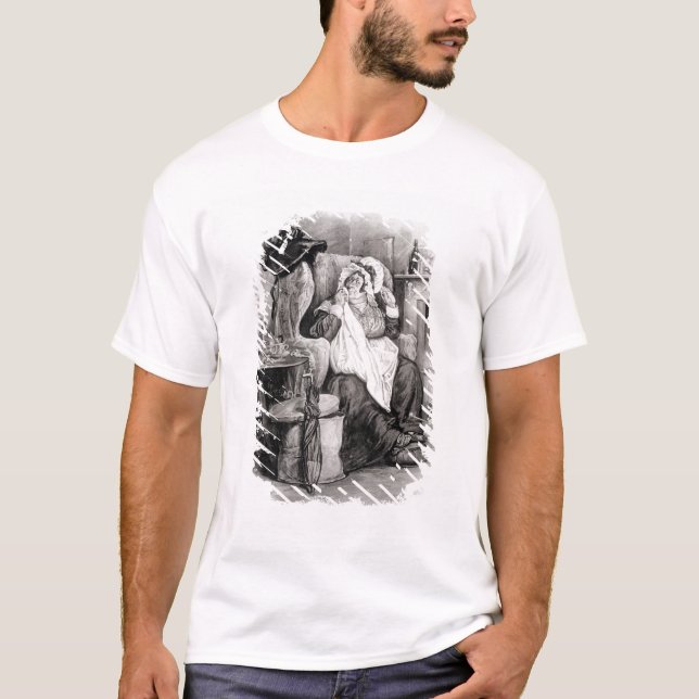 Camiseta Señora Gamp, de 'Charles Dickens: Un chisme sobre (Anverso)