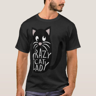 Camiseta Señora Gata Loca  Mamá de Mascota Adorable Día de 