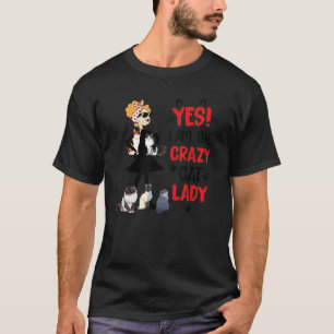 Camiseta Señora Gata Loca Mujeres Gato Siamés Divertido Ama