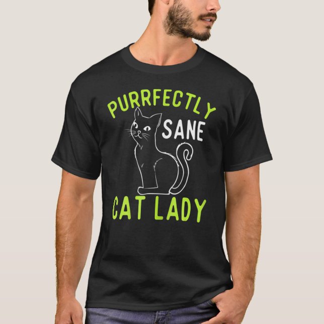 Camiseta Señora Gata Perfectamente Cuerda C (Anverso)