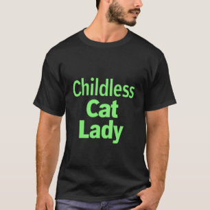 Camiseta Señora Gata Sin Hijos Divertido Voto 2024