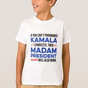 Camiseta Señora Harris Presidenta 2024 Frase Para Hombres M