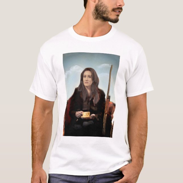 Camiseta Señora huérfana S - feminista fresca del negro el (Anverso)