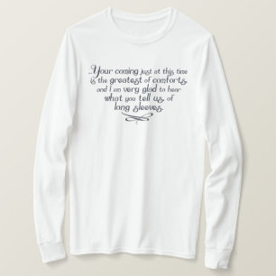 Camiseta Señora larga Bennet Quote de las mangas