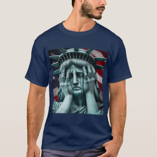 Camiseta Señora Libertad de duelo por nuestro estado actual