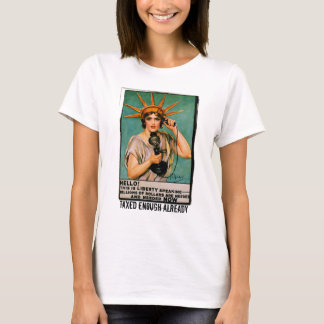 Camiseta Señora Libertad, necesitamos millones ahora