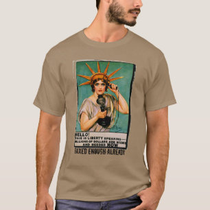 Camiseta Señora Libertad, necesitamos millones ahora