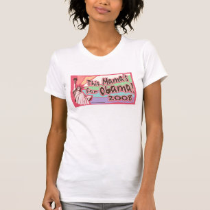 Camiseta Señora Liberty Obama mamá Shirt