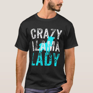 Camiseta Señora Llama Loca Llama