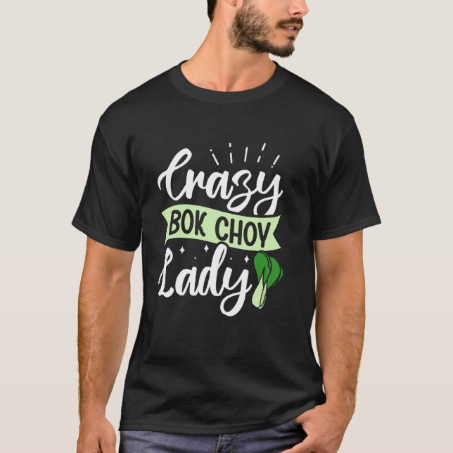 Camiseta Señora Loca de Bok Choy (Anverso)