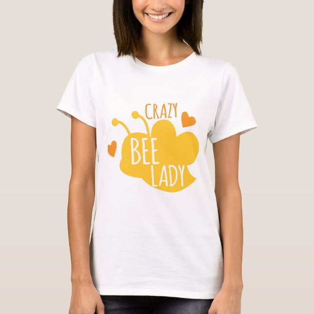 Camiseta Señora loca de la abeja (Anverso)