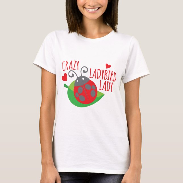 Camiseta Señora loca de la mariquita (Anverso)