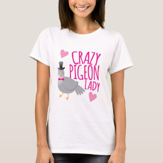 Camiseta señora loca de la paloma