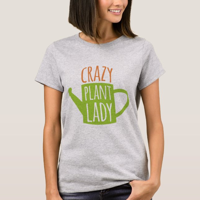 Camiseta Señora loca de la planta (Anverso)