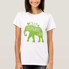 Camiseta Señora loca del elefante