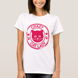 Camiseta Señora loca del gato