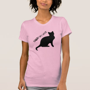 Camiseta Señora loca del gato