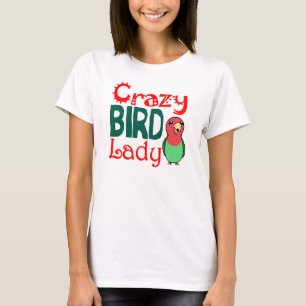 Camiseta Señora loca del pájaro