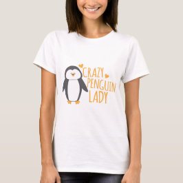 Camiseta Señora loca del pingüino