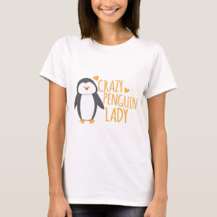Camiseta Señora loca del pingüino