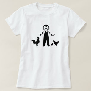 Camiseta Señora loca del pollo