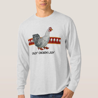 Camiseta Señora loca del pollo
