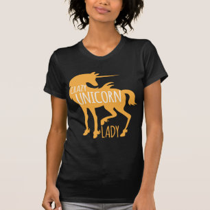Camiseta Señora loca del unicornio