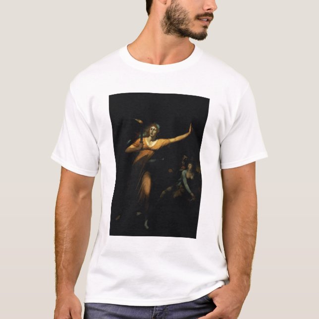 Camiseta Señora Macbeth Sleepwalking, 1783 (aceite en lona) (Anverso)